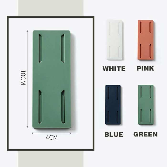NoTrace, a self-adhesive holder for a variety of accessories that you stick to the wall or furniture