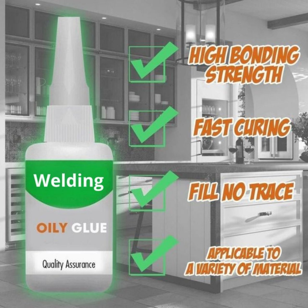 OilyGlue, the fast and strong glue for everything