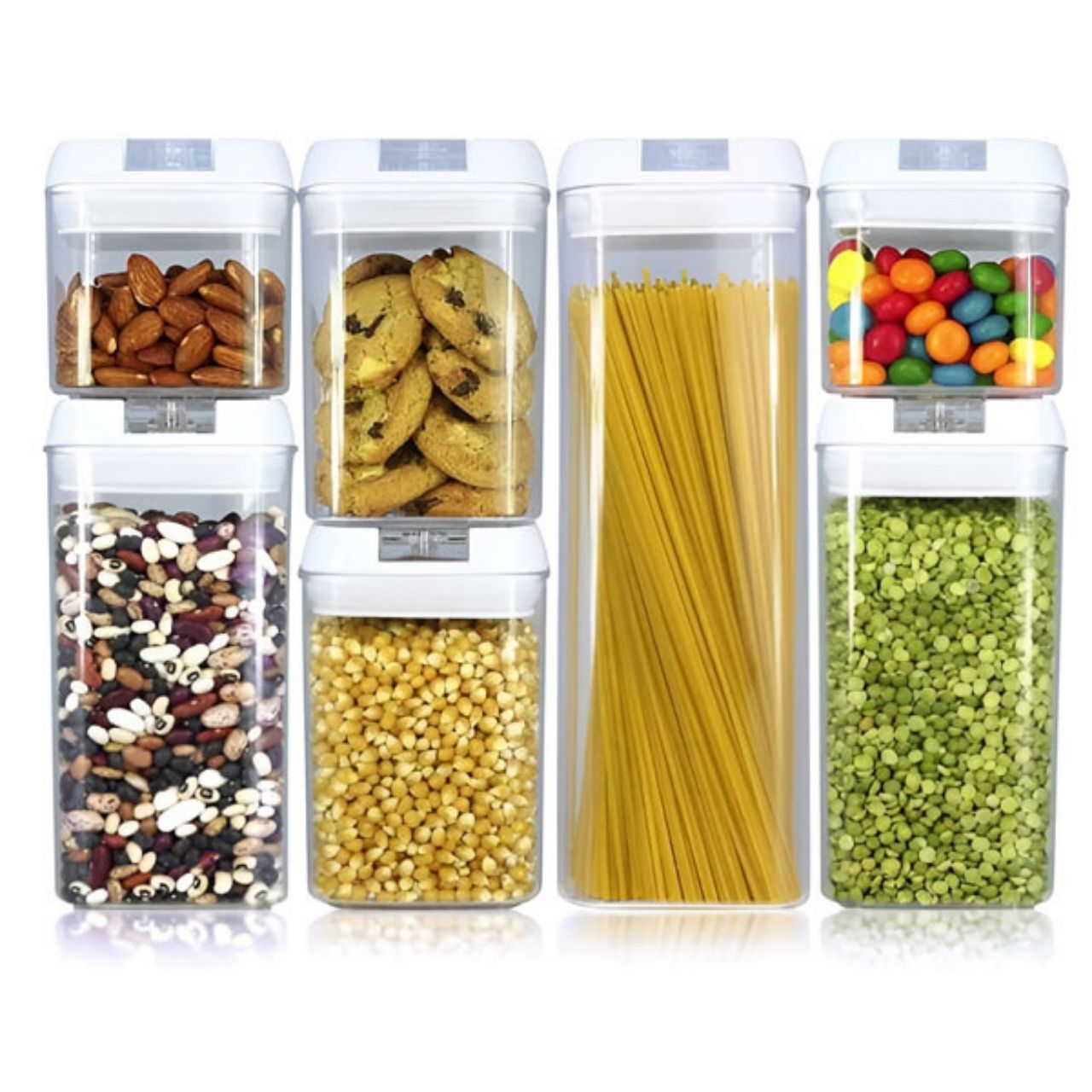 OrgaSet, 7-piece set of food storage containers