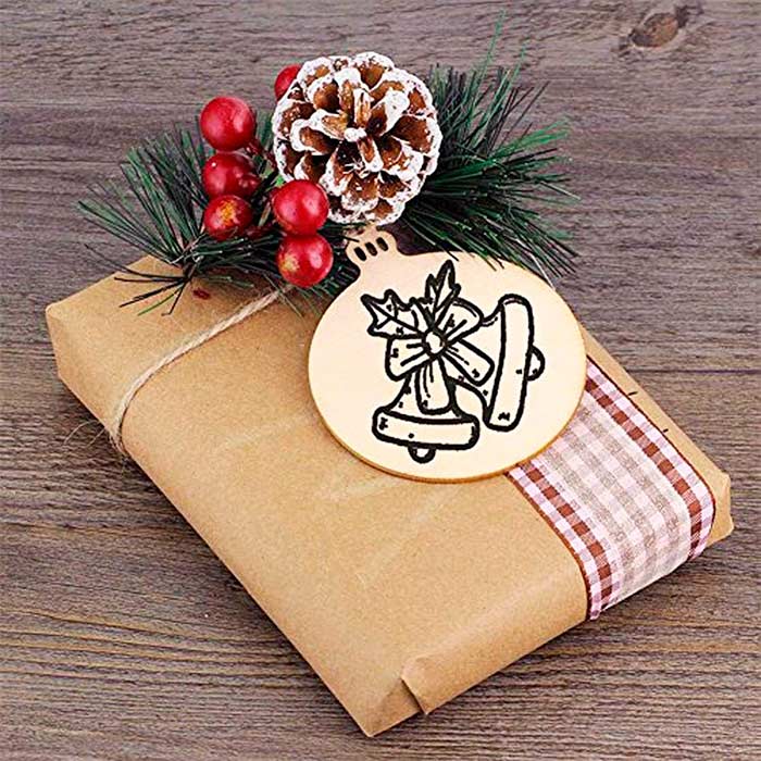 Ornaments, wooden Christmas ornaments that you create yourself (30 pieces) - Image 5