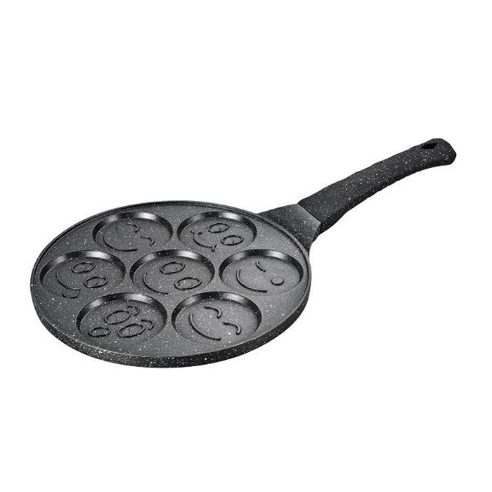 PancakePan, the smiley pancake pan