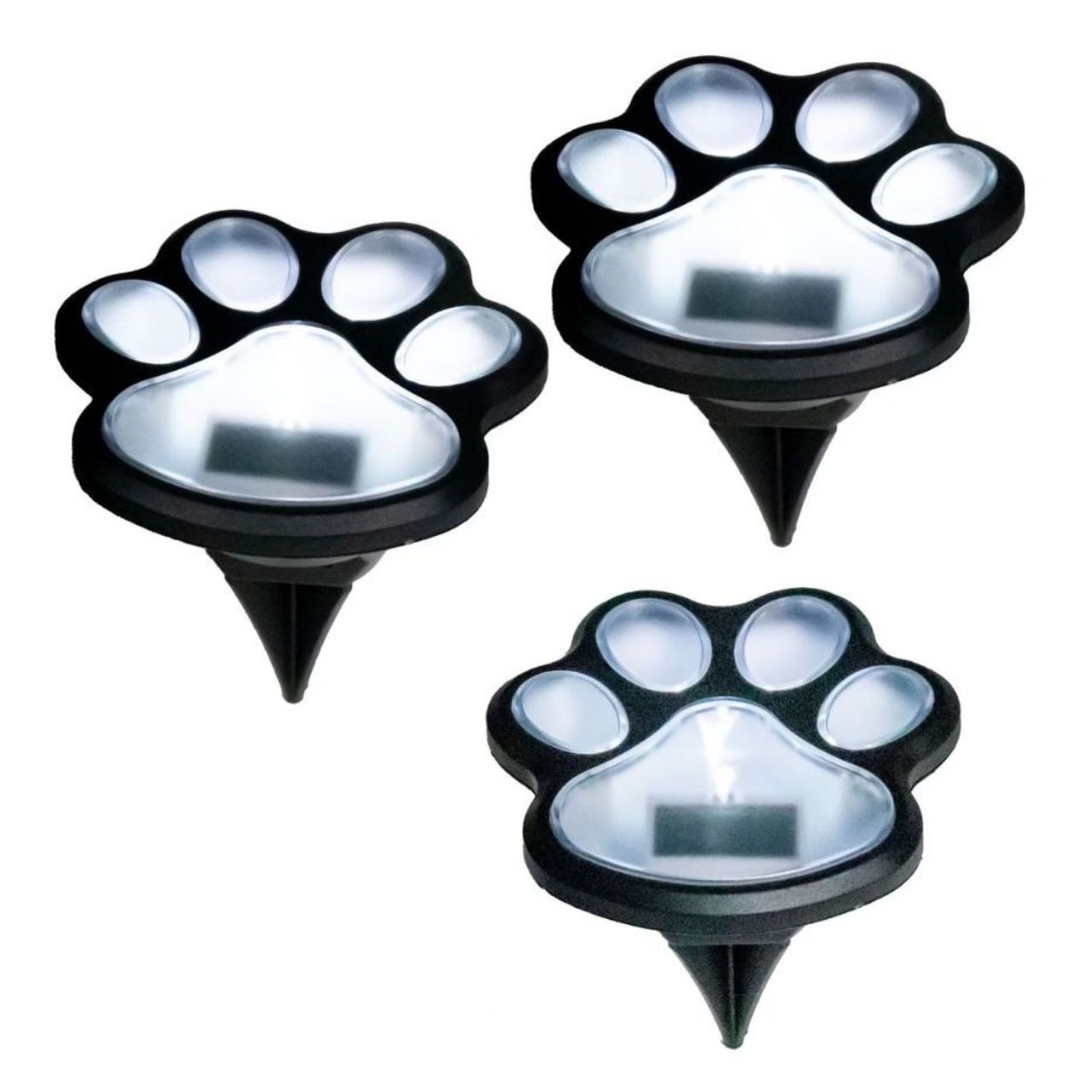 Paw-shaped solar LED lights, Paws - Image 4