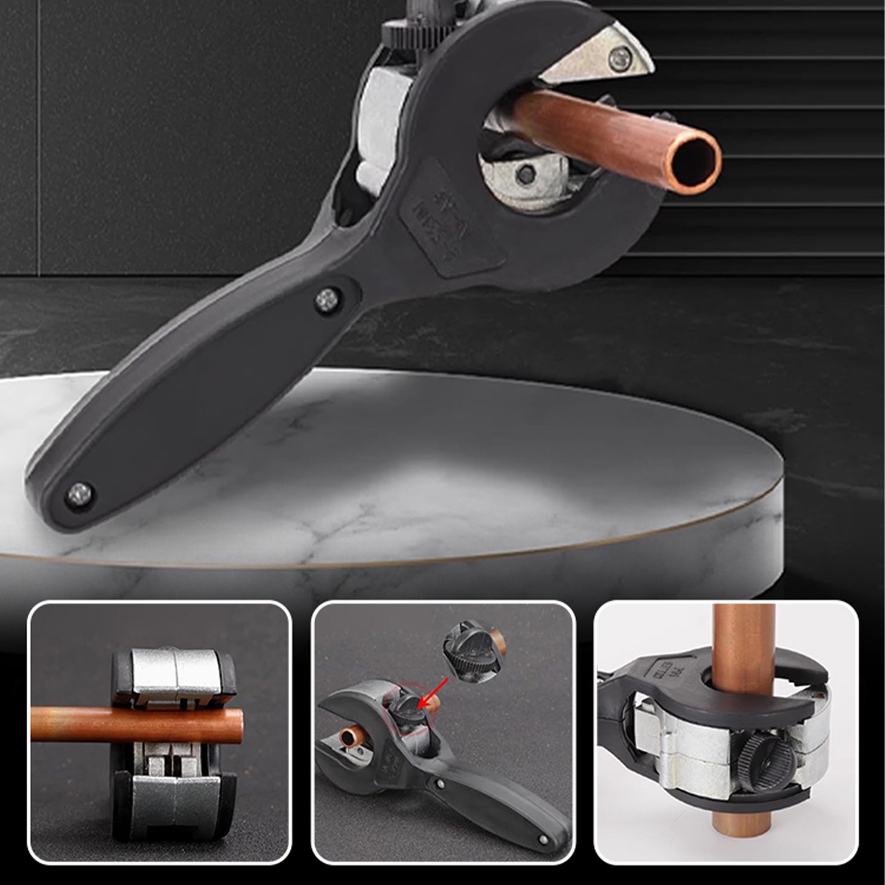 The perfect tool for plumbing, heating and sanitary work.