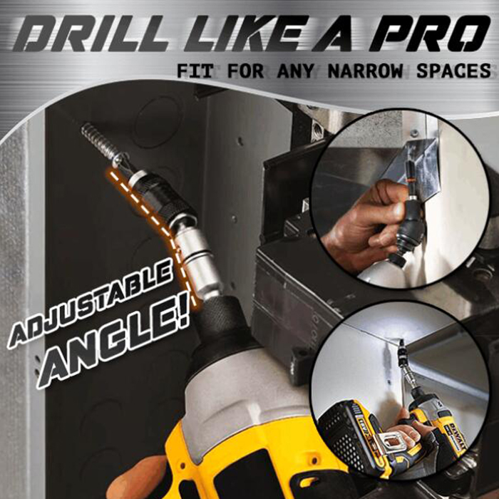 FLEXIBLE HOLDER FOR DRILL BITS AND SCREWS