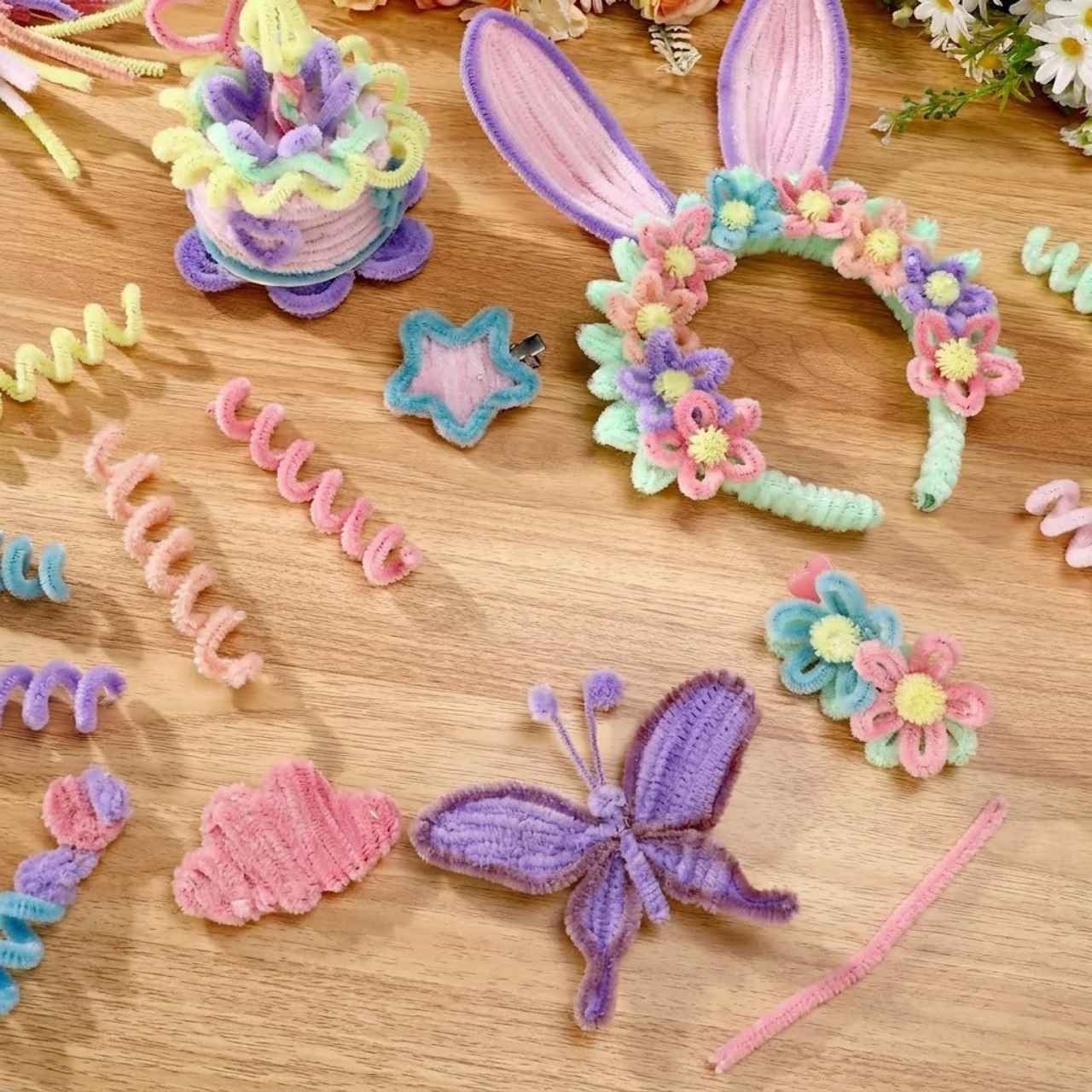 Creative Fuzzy Pipe Cleaners, PlushSticks - Image 2