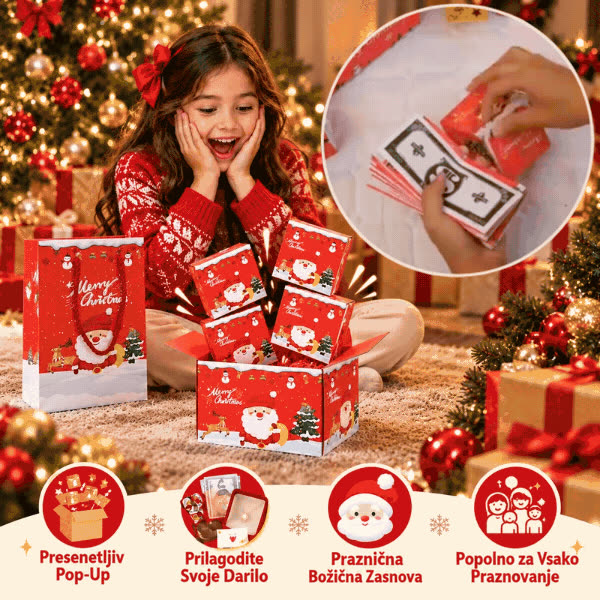 Christmas Surprise Gift Box, PopOut - video