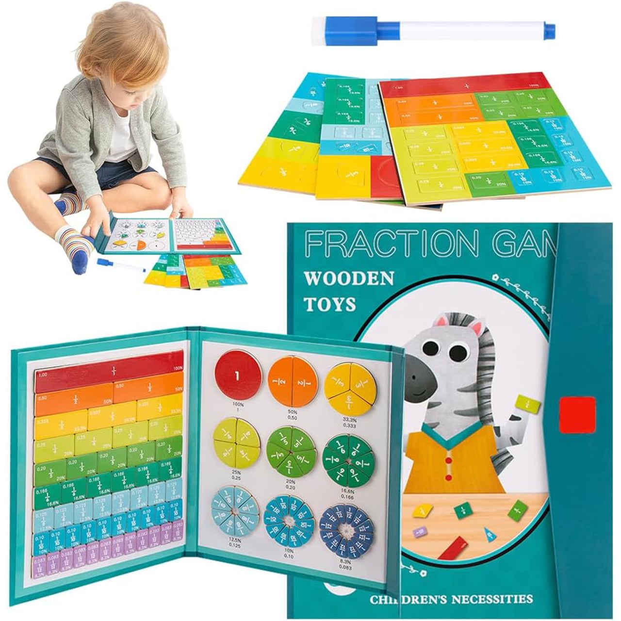 PracticeMath, a learning set for learning fractions with magnets - Image 2