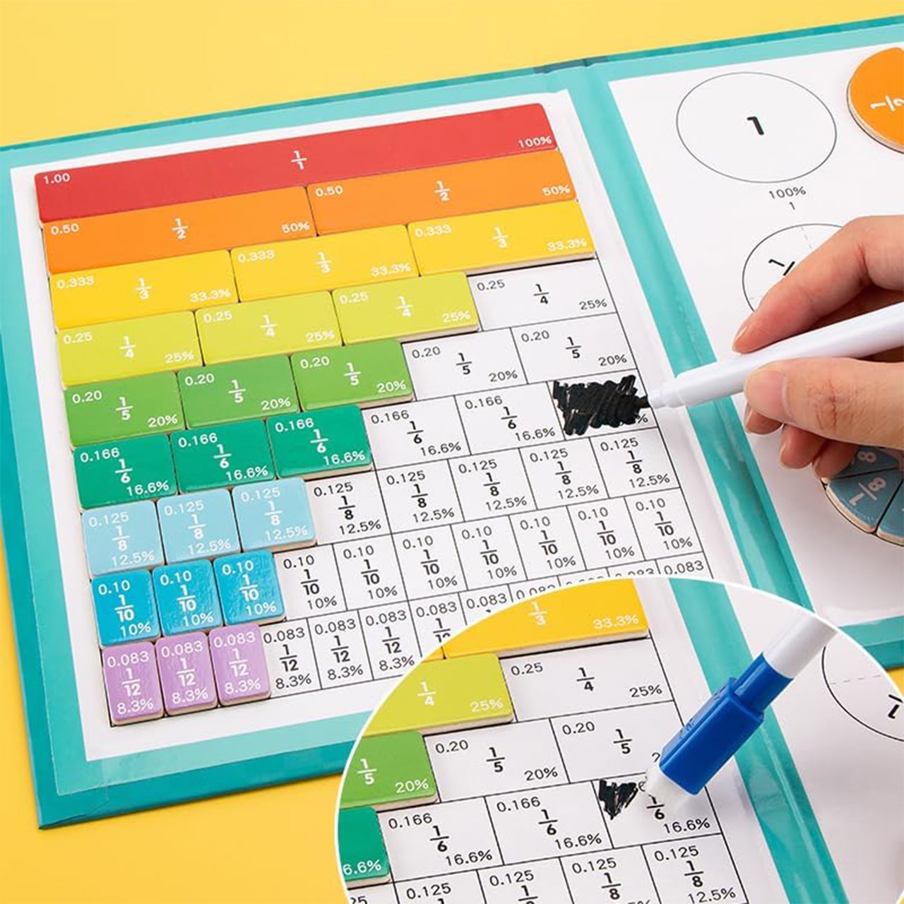 PracticeMath, a learning set for learning fractions with magnets - Image 8