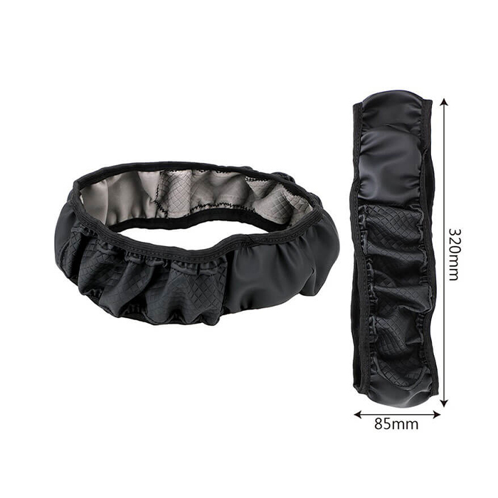 PremiumCover, multifunctional faux leather steering wheel cover