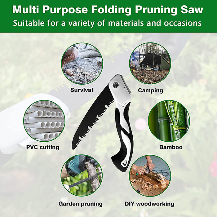 The foldable design ensures that the blades are always protected