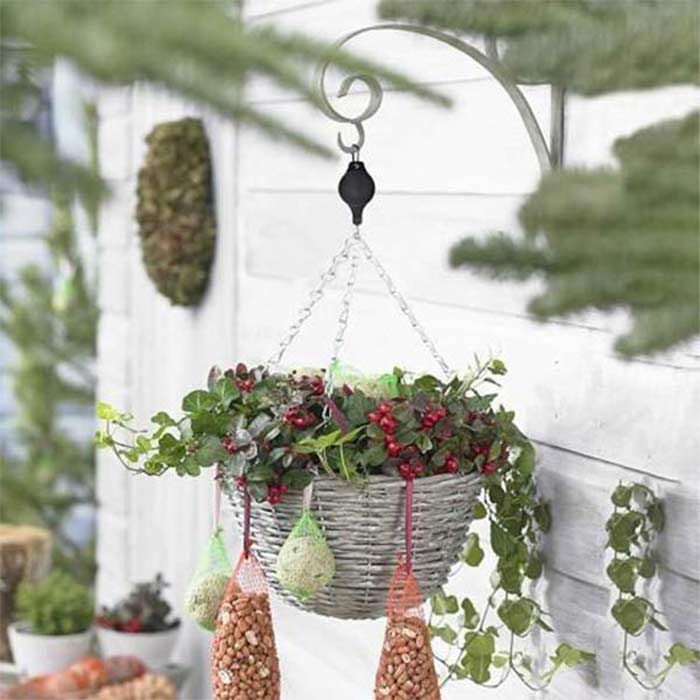 PullGarden, set of 2 hooks for hanging plants with stretch strap - Image 8