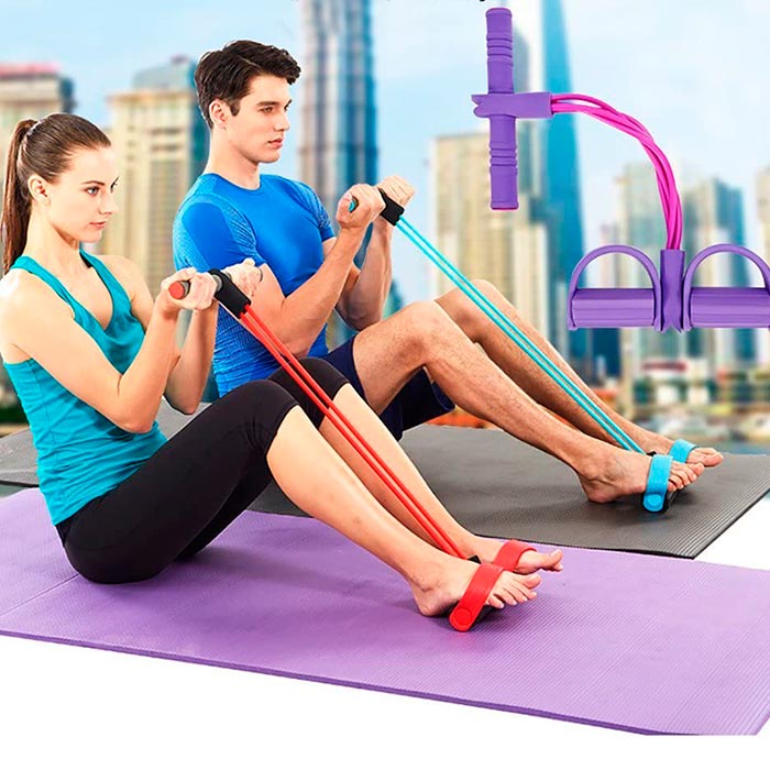 The exercise elastic has a soft and comfortable handle for an effective and enjoyable workout!