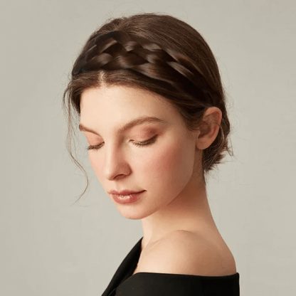 Elegant braided headband