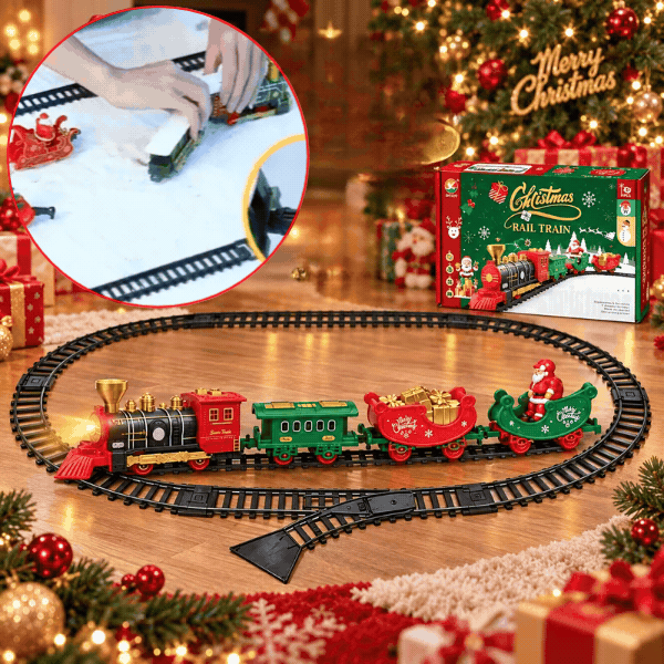 Battery-Powered Christmas Train, RailTrain - Image 1