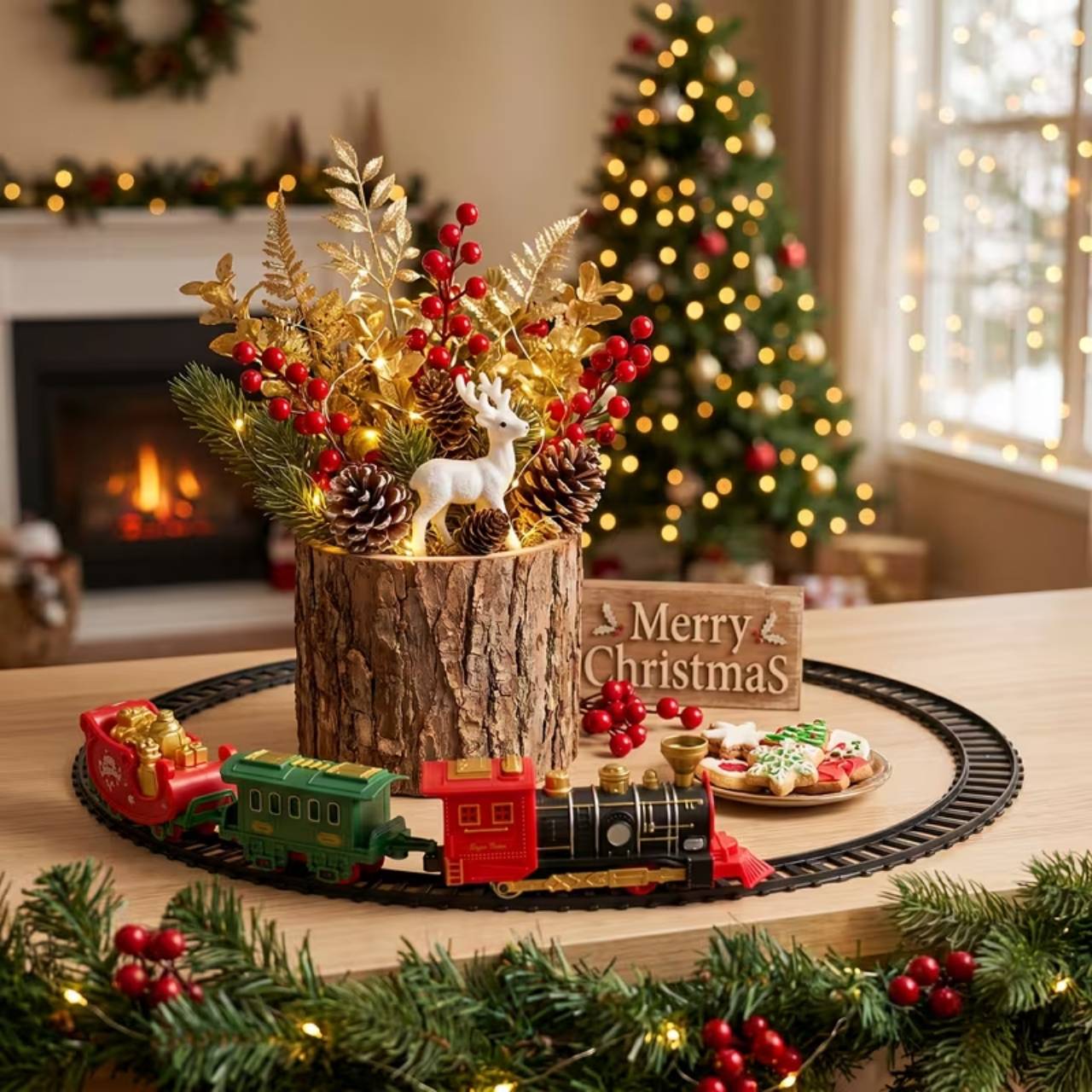 Battery-Powered Christmas Train, RailTrain - Image 10