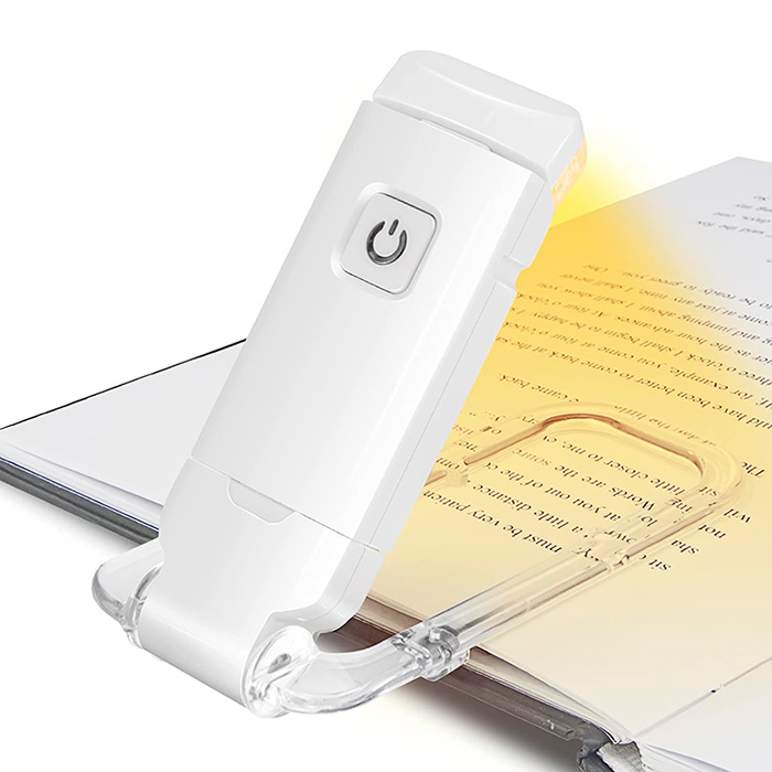 ReadLed, a mini LED lamp that can be mounted on a book