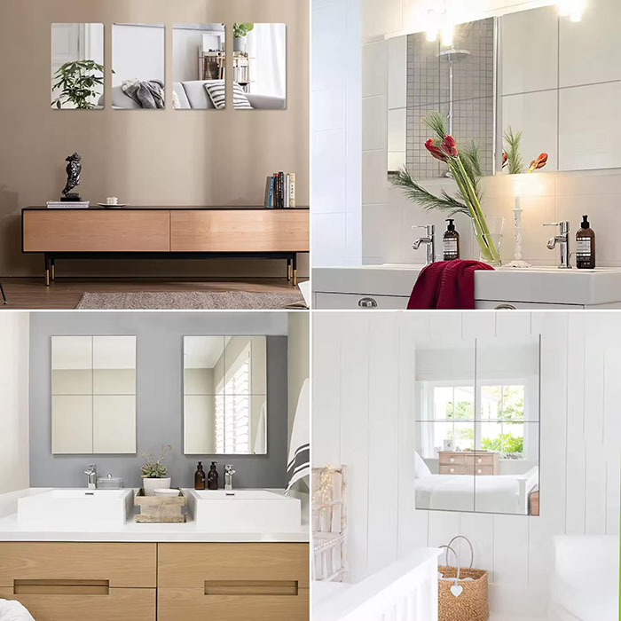 ReflectMirror, mirror effect wall stickers (4 pieces) - Image 8