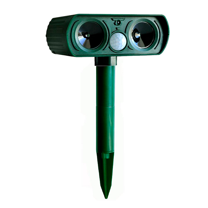 RepellentSensor, a solar-powered repeller for animals and garden pests