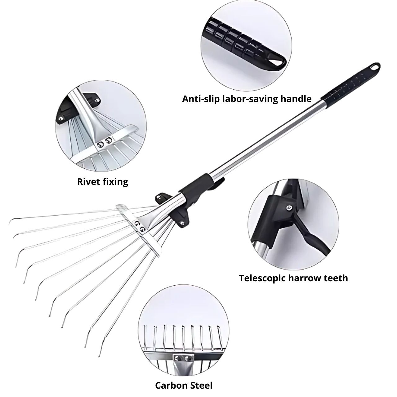 Retract, the all-round garden rake
