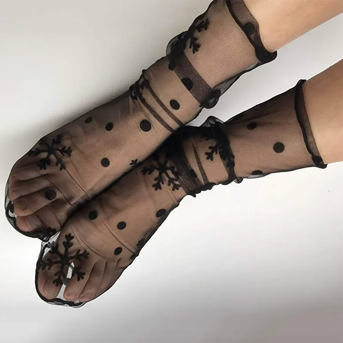 RetroMeshSocks, 5 pairs of warm fashion socks - Image 6