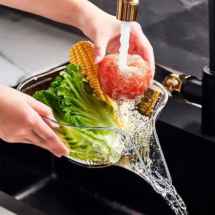 Rinser, the practical strainer for draining and washing food - Image 3