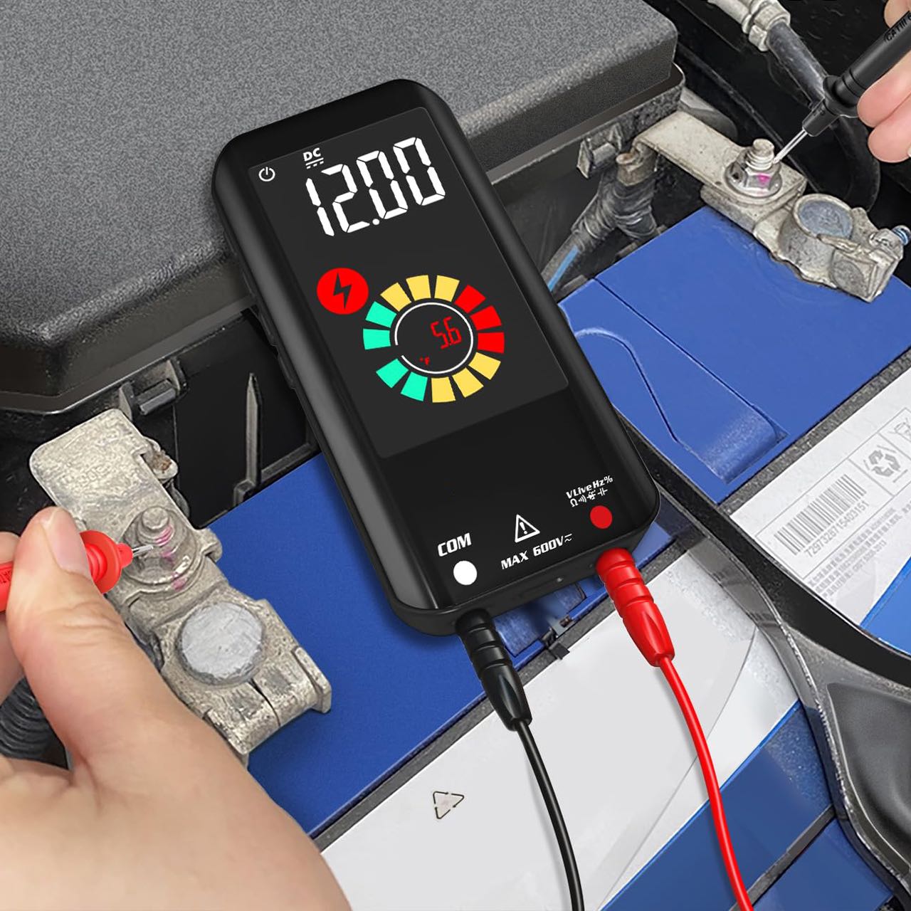 Voltage verification without direct contact with conductors.