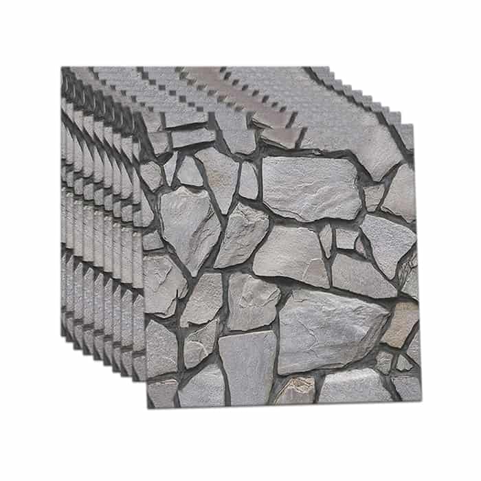 RocksWall, three-dimensional wall stickers with rock effect (10 pcs.)