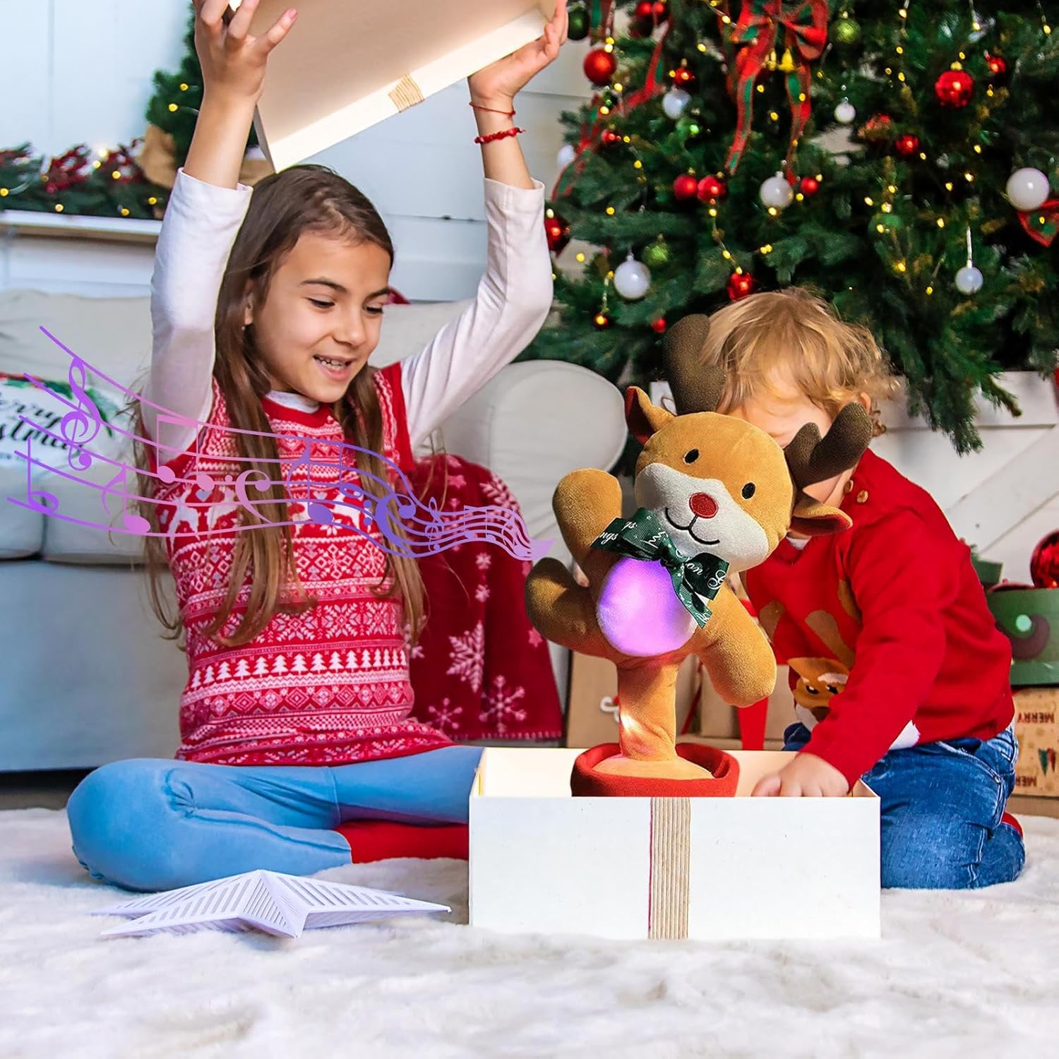 Encourages children to talk