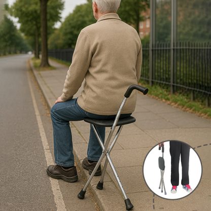 Folding pole with integrated seat, STAPS - Image 4