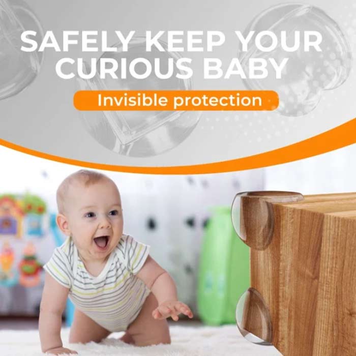 The self-adhesive edge protector is extremely easy to install!