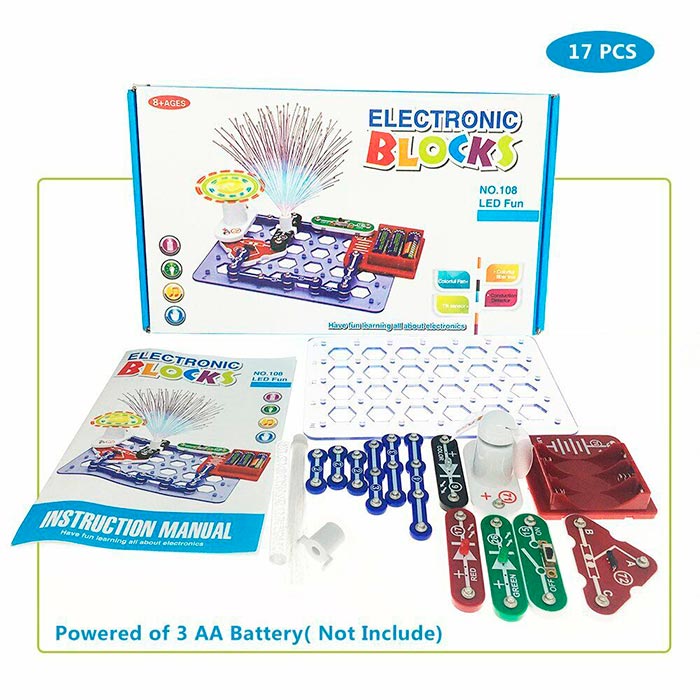ScienceKit, a didactic toy where the child learns the basics of electricity (17-piece world) - Image 2