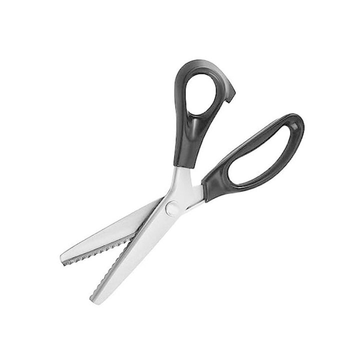 Scissors, zig-zag scissors for cutting all types of materials