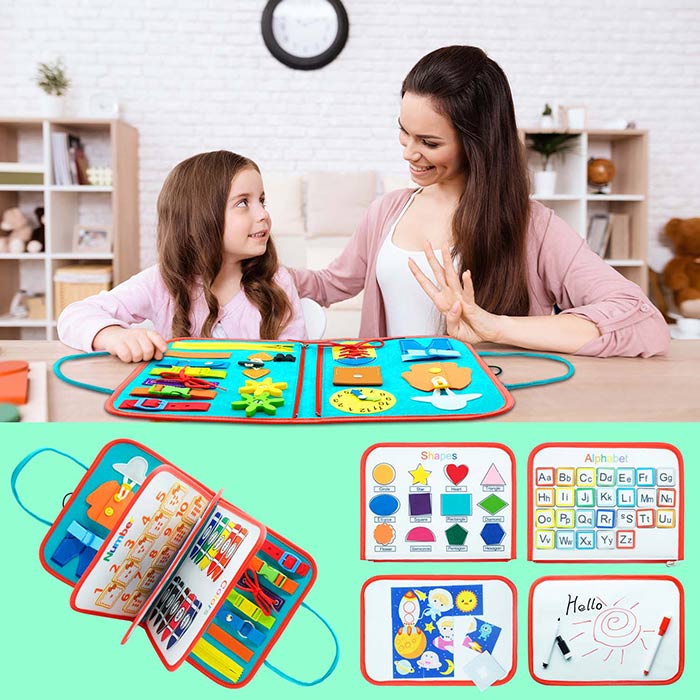 SensoryBook, a didactic toy with 7 different activities - Image 3