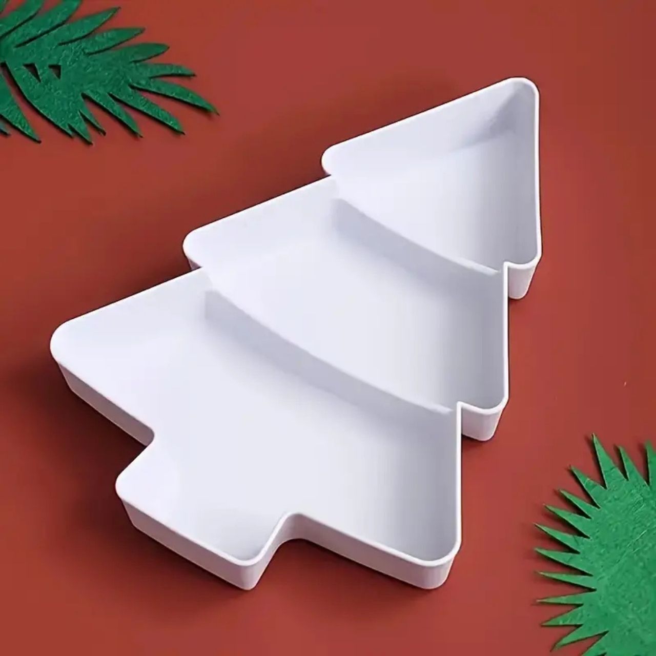 ServingTray, Christmas serving tray in the shape of a fir tree