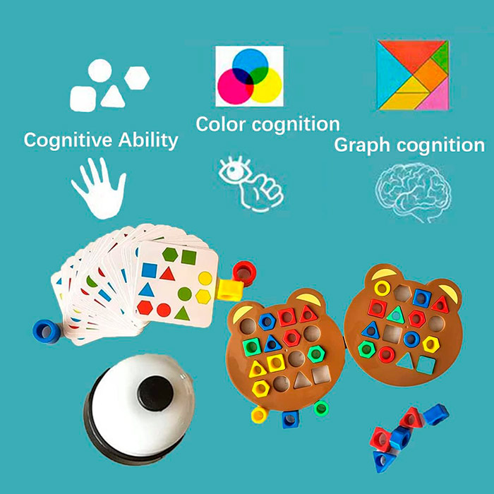 ShapeMatchingGame, a children's board game where children learn about shapes and colours - Image 4