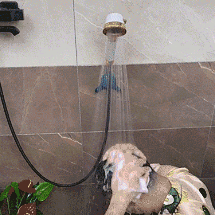 ShowerRack, Shower Handle Holder with attached carrying pegs