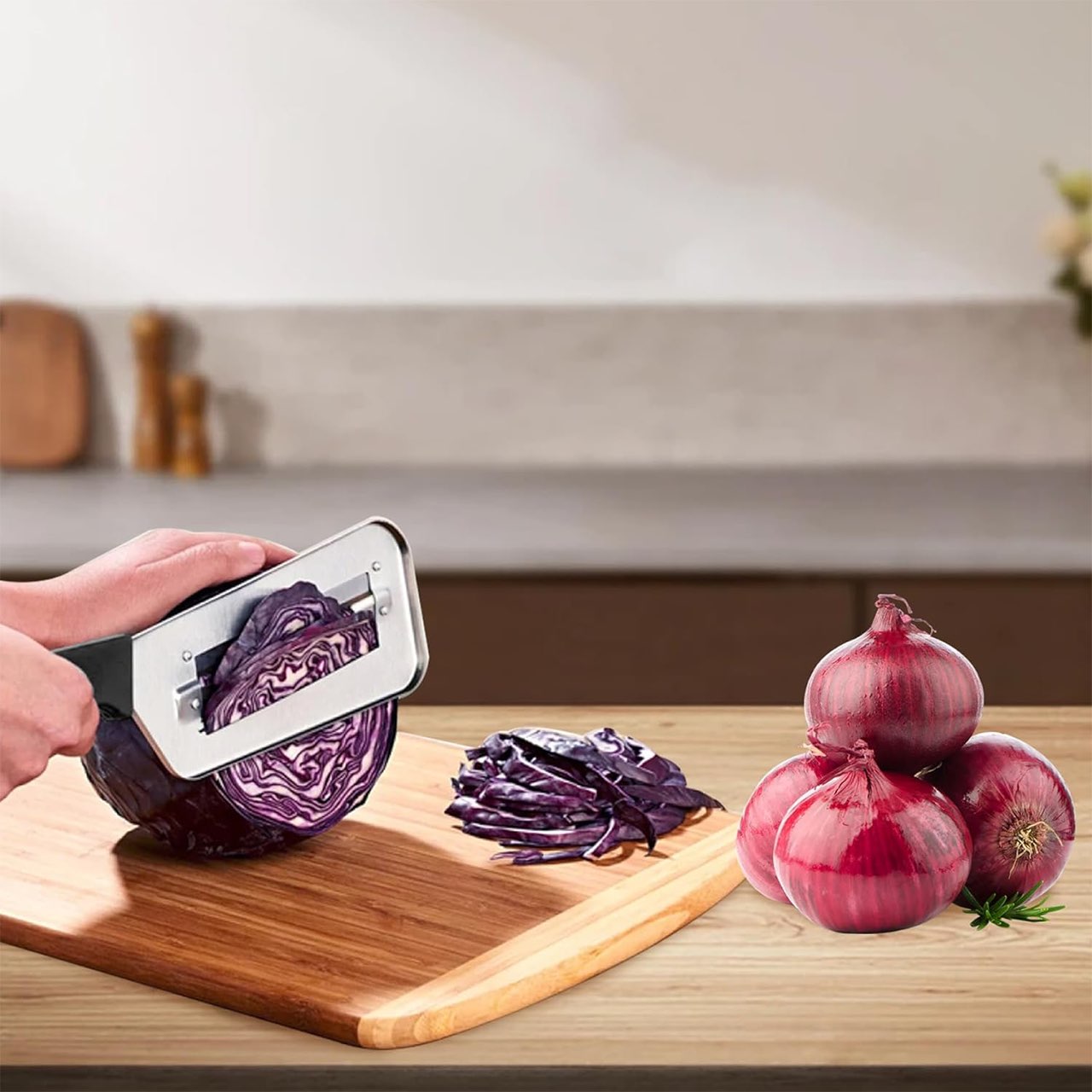 Shredder, universal double cabbage slicer