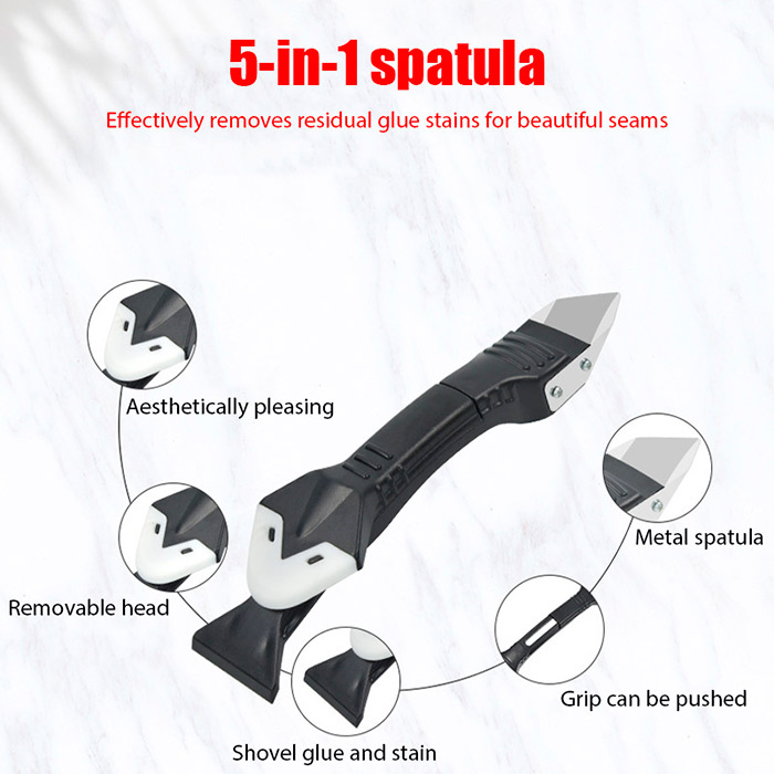 5 different attachments