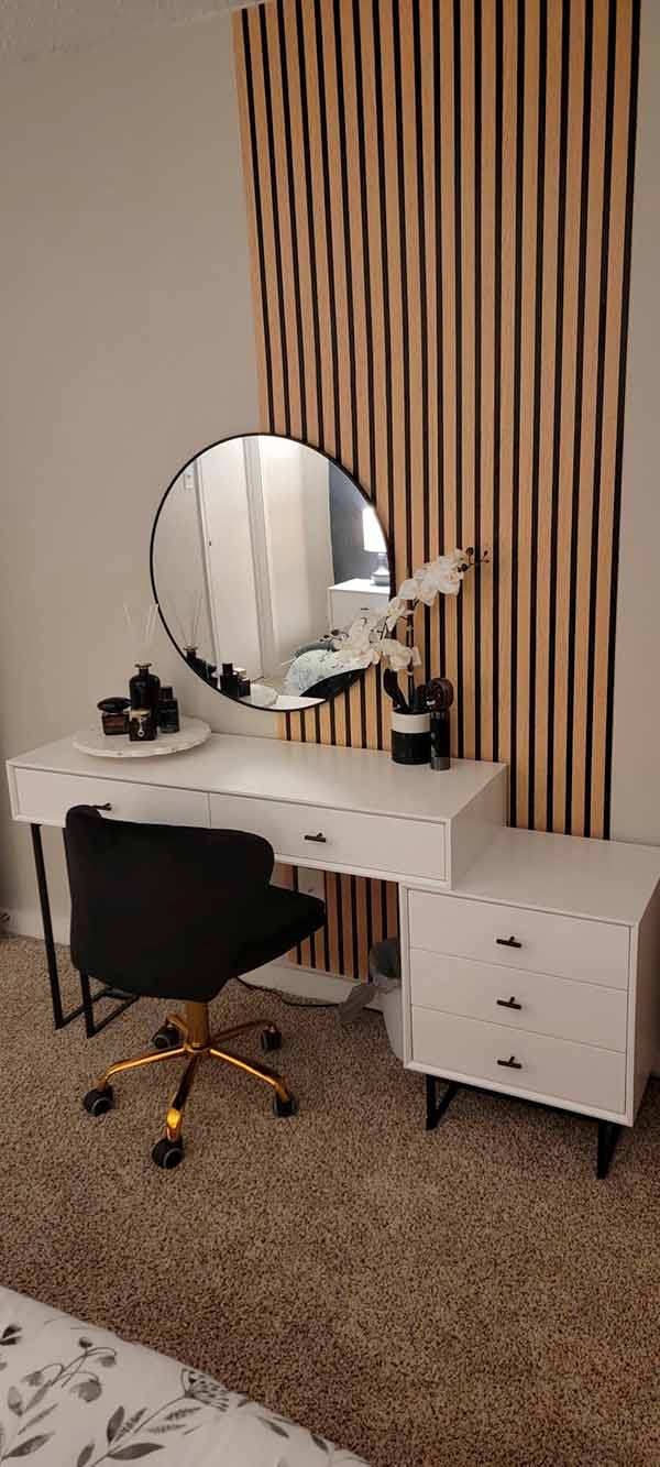 SlatWall, self-adhesive wall covering with a natural wood effect (300 x 45 cm) - Image 9