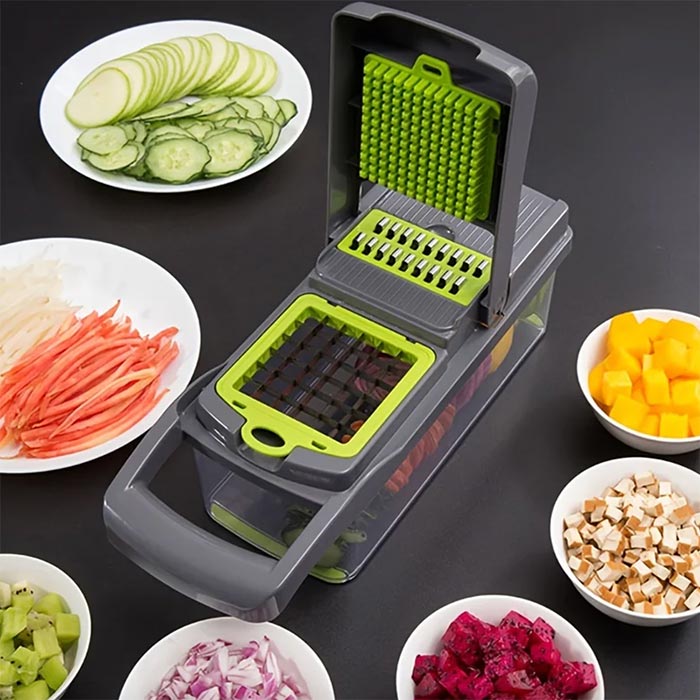 Slicy, vegetable and fruit slicer with 7 different blades - Image 8