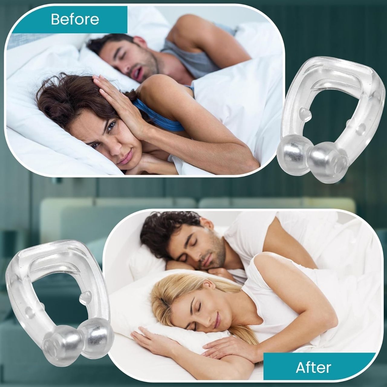 SnoreClip, anti-snoring nose clip