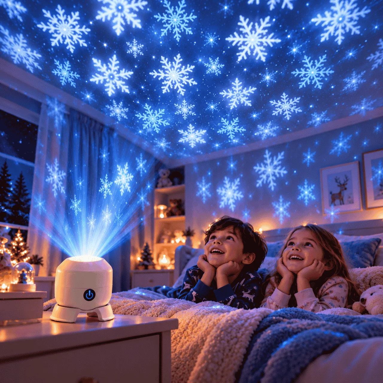 LED snowflake projector, SnowLamp - Image 5