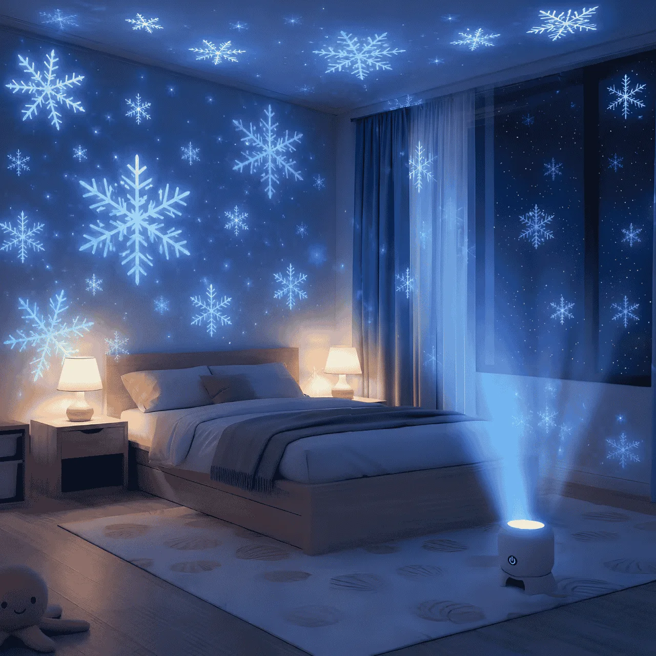 LED snowflake projector, SnowLamp - Image 6