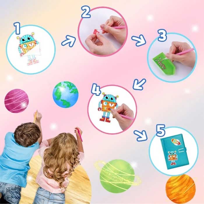 SparkleMermaid, gift set with a girl's blanket and a diamond and sticker creation set FREE - Image 10