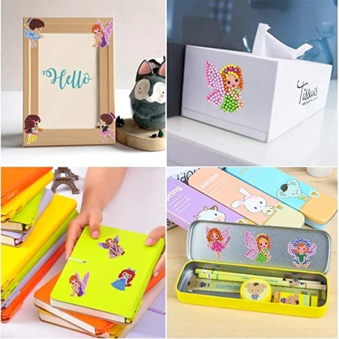 SparkleStickers, creative set for applying coloured diamonds to stickers - Image 10