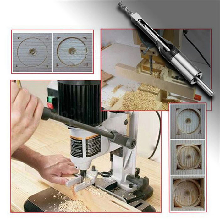 SquareDrill, wood hole drill bits (4 bits) - Image 6