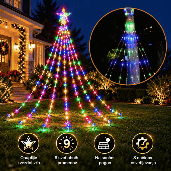 Festive Star Lights, Starsy - video