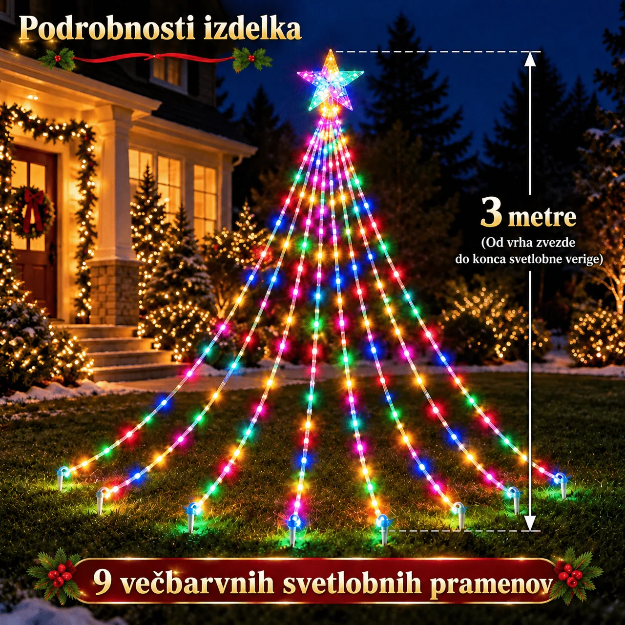 Festive Star Lights, Starsy - Image 3