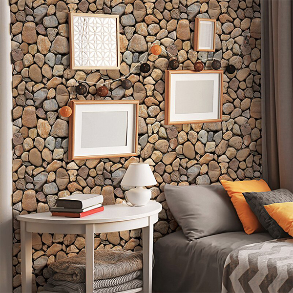 Stones3DWallpaper, three-dimensional wall stickers in stone imitation (10 pcs.) - Image 9