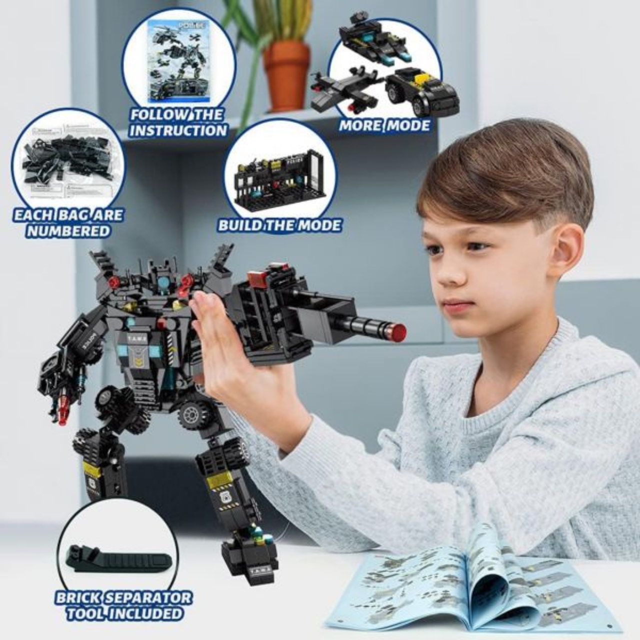 SupremePolice, set of building blocks